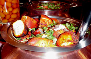 A signature chicken curry.